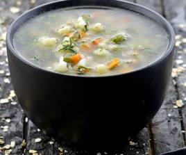 Veg Garlic Soup